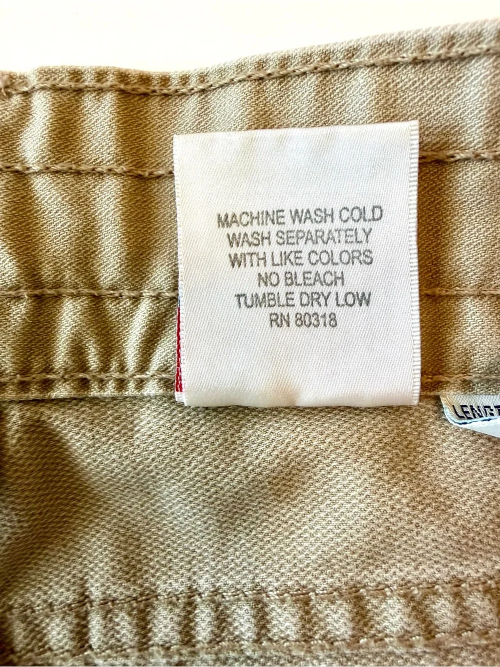 Lucky Brand Khaki Bootcut Pants Cotton Utility Cargo Size 29/8 EUC MidRise Tan
